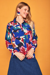 KANARISCHES BLUMENHEMD